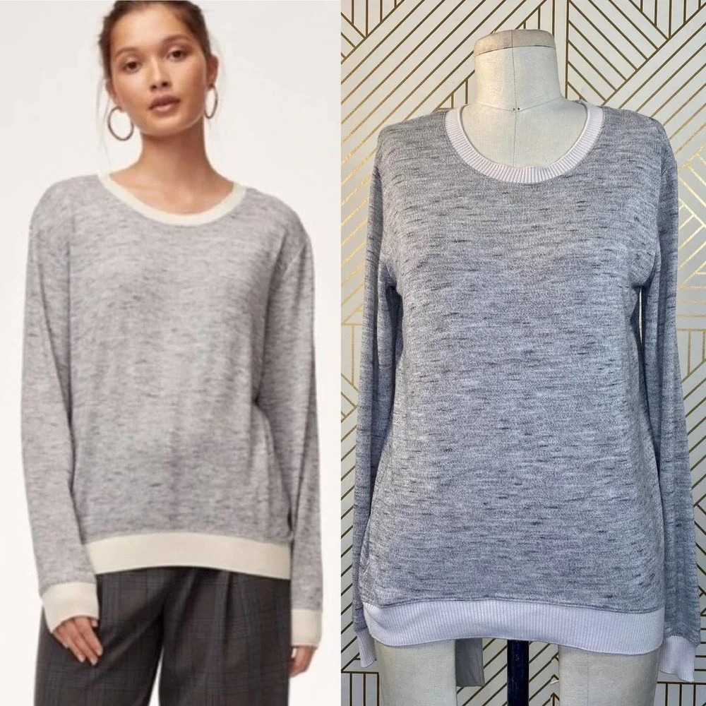 Aritzia Wilfred Heather‎ Galaxy Berri Sweater